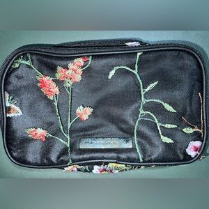 Tartan + Twine embroidered makeup bag